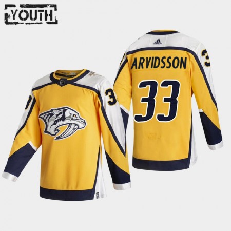 Kinder Eishockey Nashville Predators Trikot Viktor Arvidsson 33 2020-21 Reverse Retro Authentic